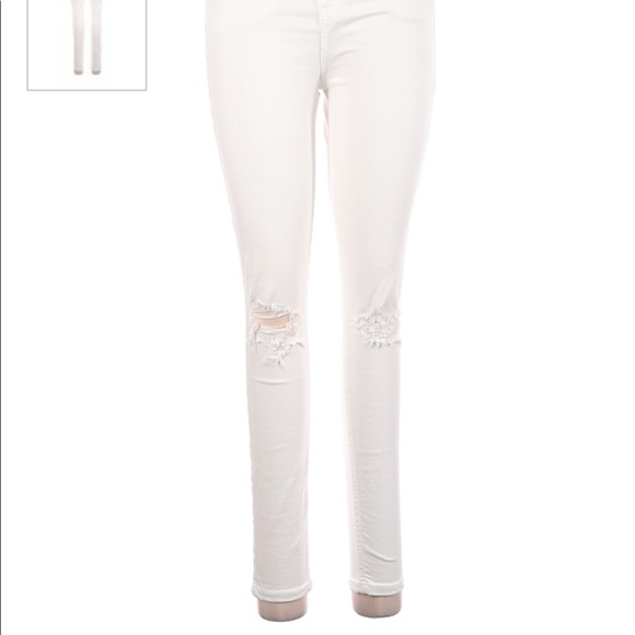 TOPSHOP JAMIE HIGH RISE RIPPED JEANS - Picture 1 of 3